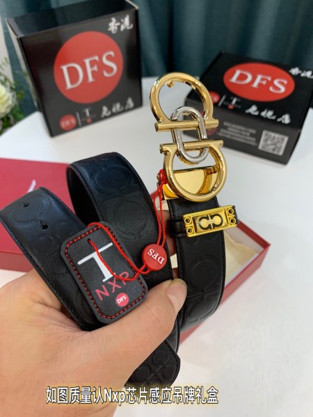 Streetwear Belt Ferragamo 319482 size:3.5cm