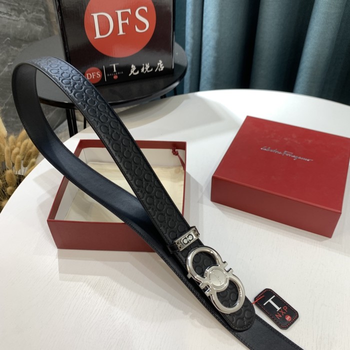 Streetwear Belt Ferragamo 319738 size:3.5cm