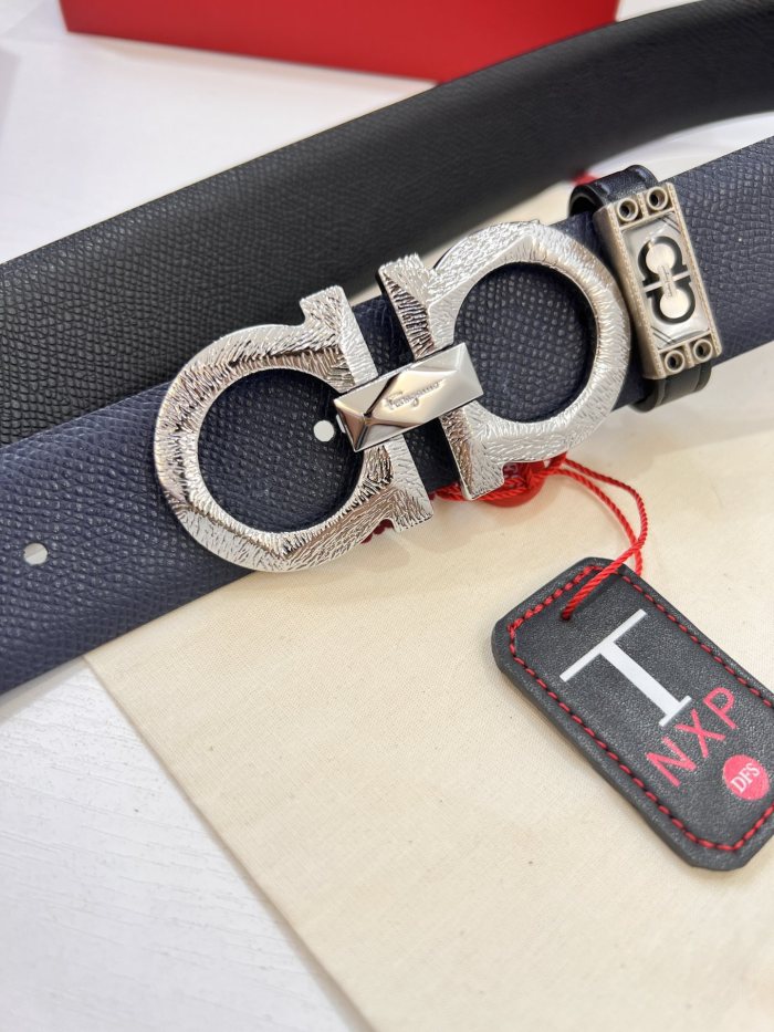 Streetwear Belt Ferragamo 319690 size:3.5cm