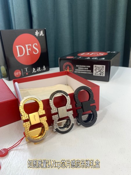 Streetwear Belt Ferragamo 319490 size:3.5cm