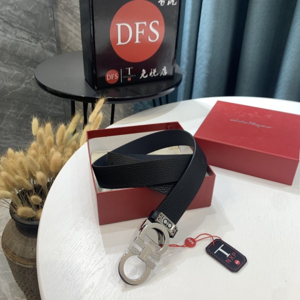 Streetwear Belt Ferragamo 319595 size:3.5cm