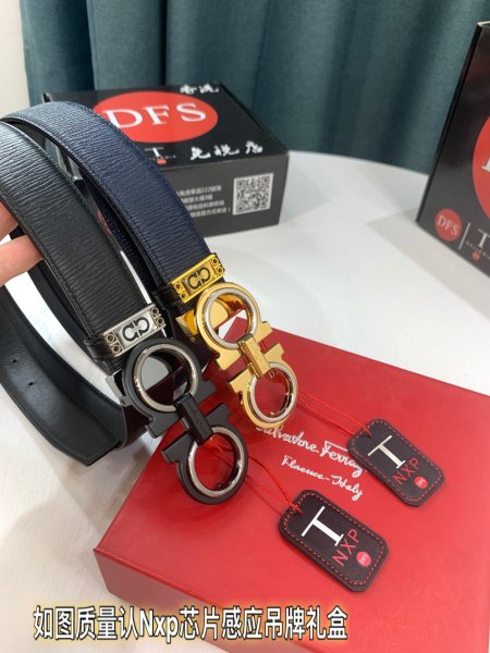 Streetwear Belt Ferragamo 319531 size:3.5cm