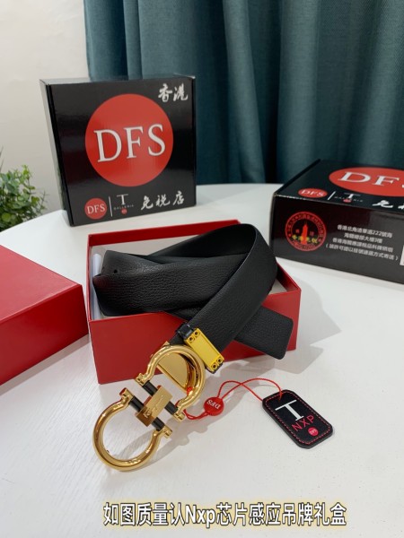 Streetwear Belt Ferragamo 319504 size:3.5cm