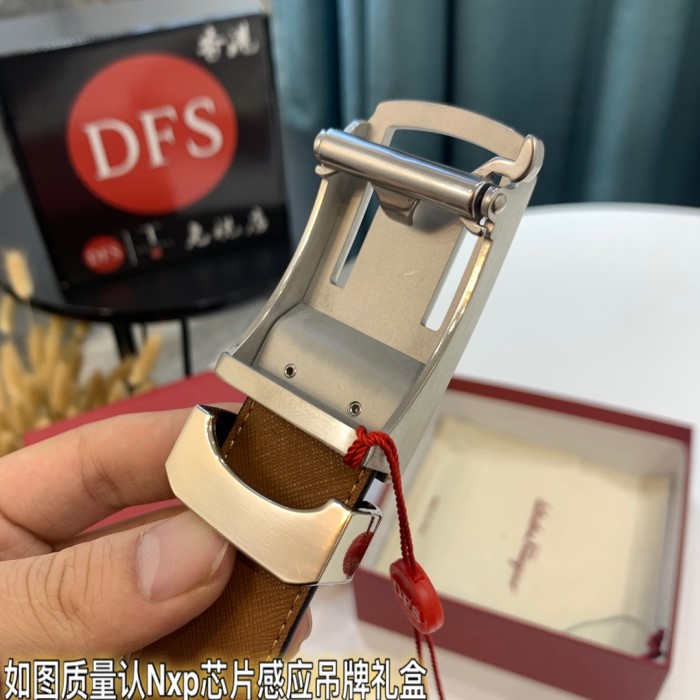 Streetwear Belt Ferragamo 319509 size:3.5cm