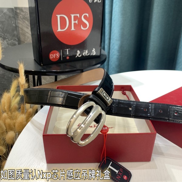 Streetwear Belt Ferragamo 319448 size:3.5cm