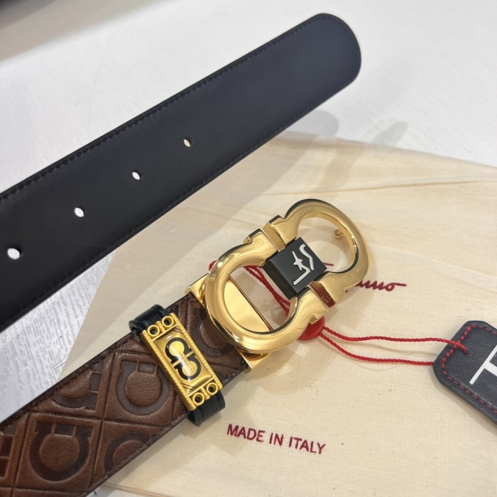 Streetwear Belt Ferragamo 319605 size:3.5cm