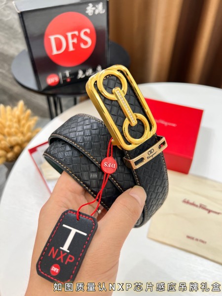 Streetwear Belt Ferragamo 319766 size:3.5cm