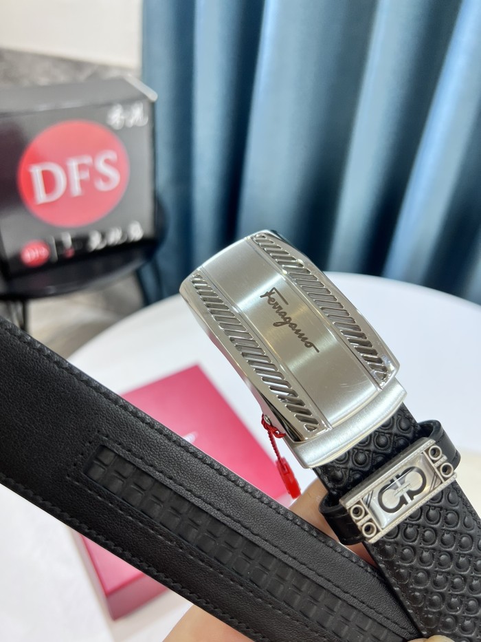 Streetwear Belt Ferragamo 319649 size:3.5cm