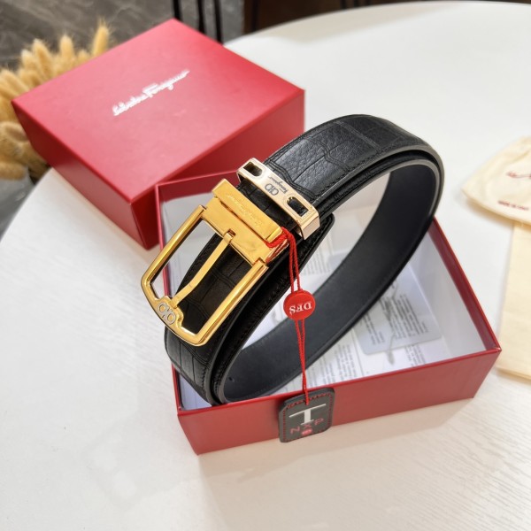 Streetwear Belt Ferragamo 319707 size:3.5cm