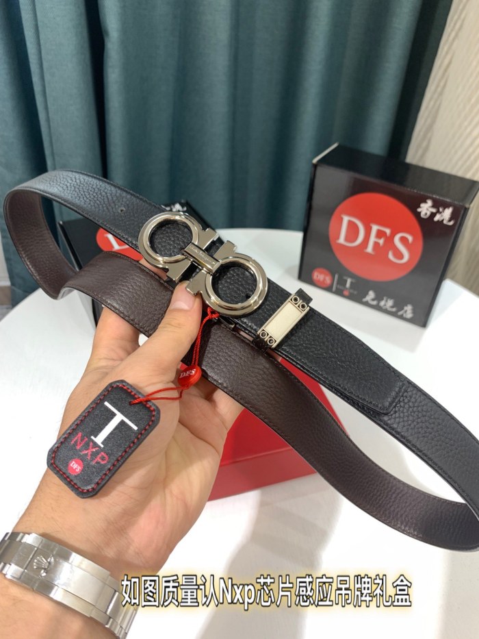 Streetwear Belt Ferragamo 319522 size:3.5cm