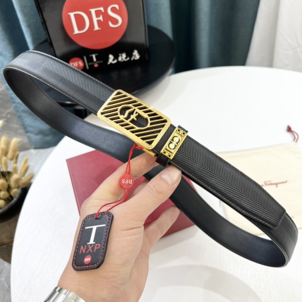 Streetwear Belt Ferragamo 319567 size:3.5cm