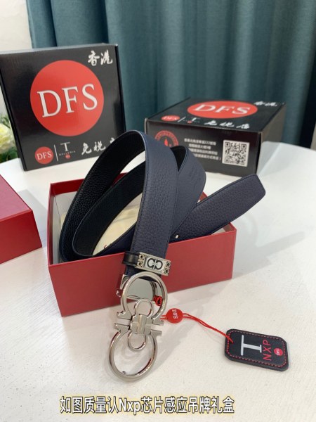 Streetwear Belt Ferragamo 319472 size:3.5cm