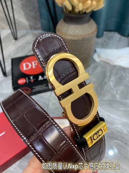 Streetwear Belt Ferragamo 319542 size:3.5cm