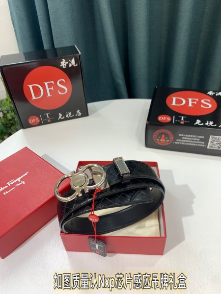 Streetwear Belt Ferragamo 319497 size:3.5cm