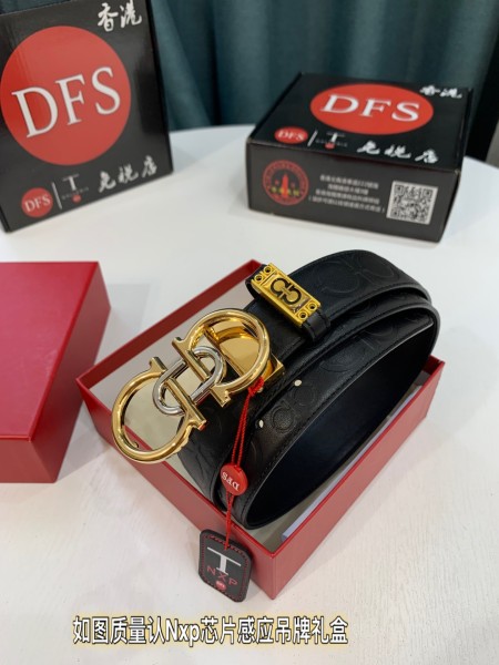 Streetwear Belt Ferragamo 319482 size:3.5cm