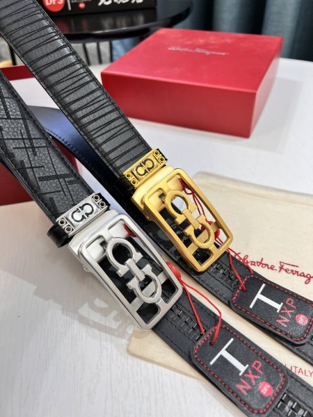 Streetwear Belt Ferragamo 319672 size:3.5cm