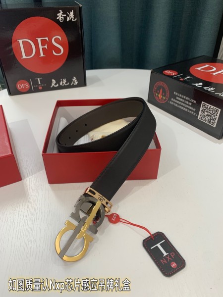 Streetwear Belt Ferragamo 319296 size:3.5cm