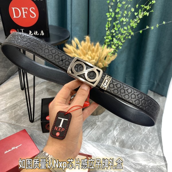 Streetwear Belt Ferragamo 319395 size:3.5cm