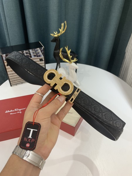 Streetwear Belt Ferragamo 319170 size:3.5cm