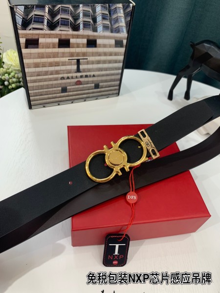 Streetwear Belt Ferragamo 319196 size:3.5cm