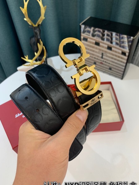 Streetwear Belt Ferragamo 319192 size:3.5cm