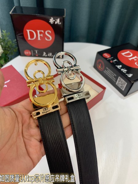 Streetwear Belt Ferragamo 319256 size:3.5cm