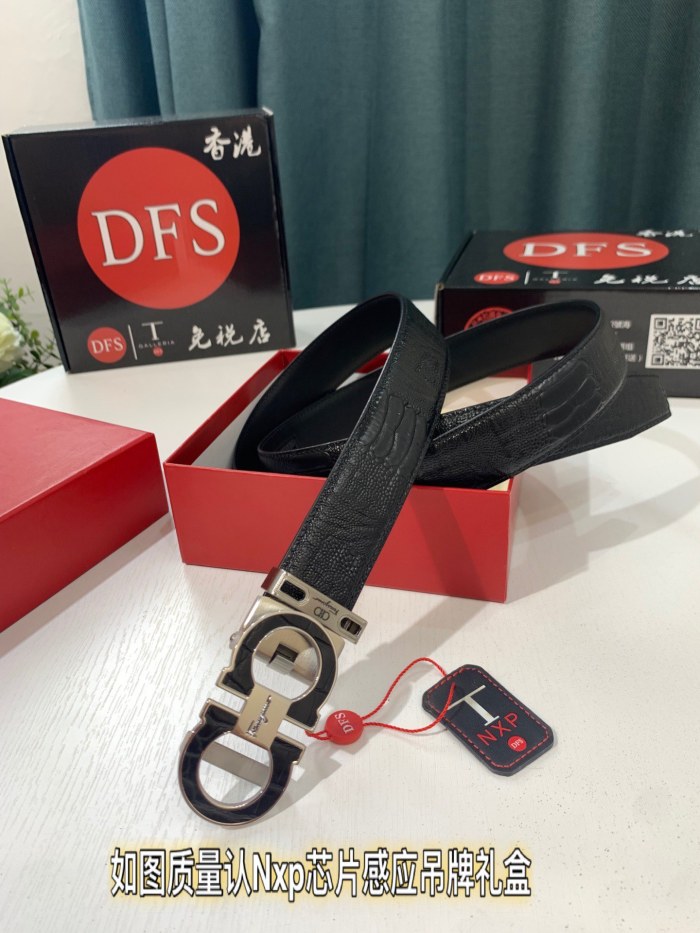 Streetwear Belt Ferragamo 319277 size:3.5cm