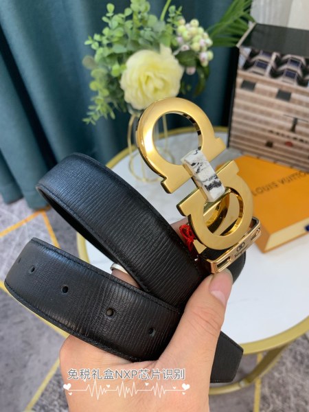 Streetwear Belt Ferragamo 319158 size:3.5cm