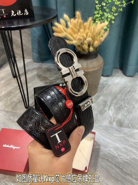 Streetwear Belt Ferragamo 319392 size:3.5cm