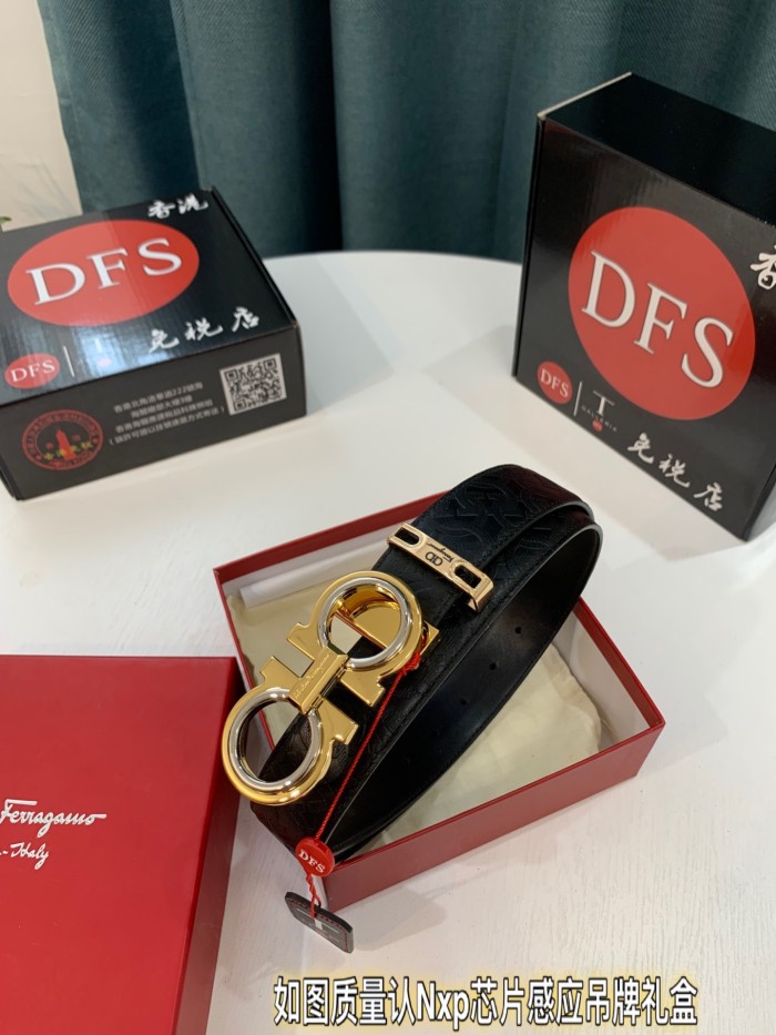 Streetwear Belt Ferragamo 319285 size:3.5cm