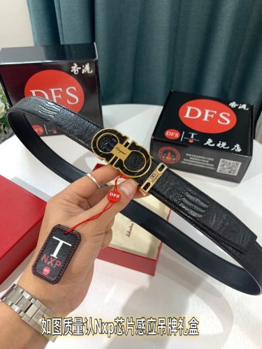 Streetwear Belt Ferragamo 319278 size:3.5cm