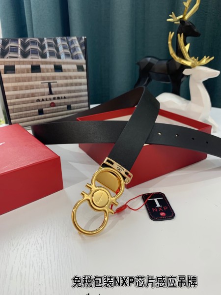 Streetwear Belt Ferragamo 319196 size:3.5cm