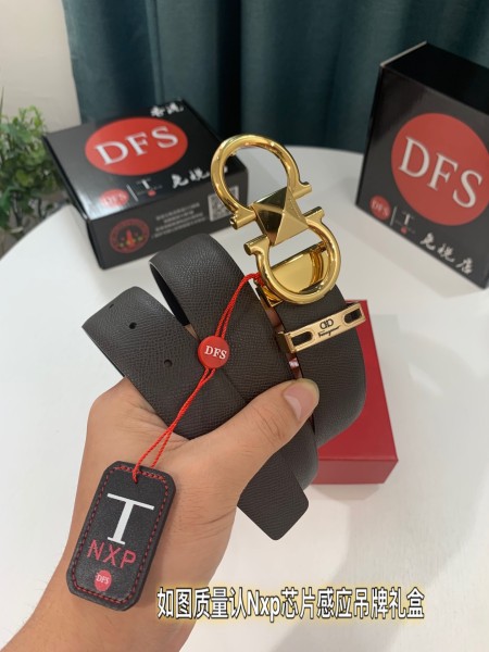 Streetwear Belt Ferragamo 319235 size:3.5cm