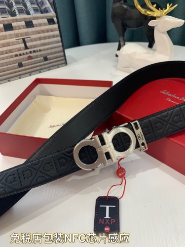 Streetwear Belt Ferragamo 319188 size:3.5cm