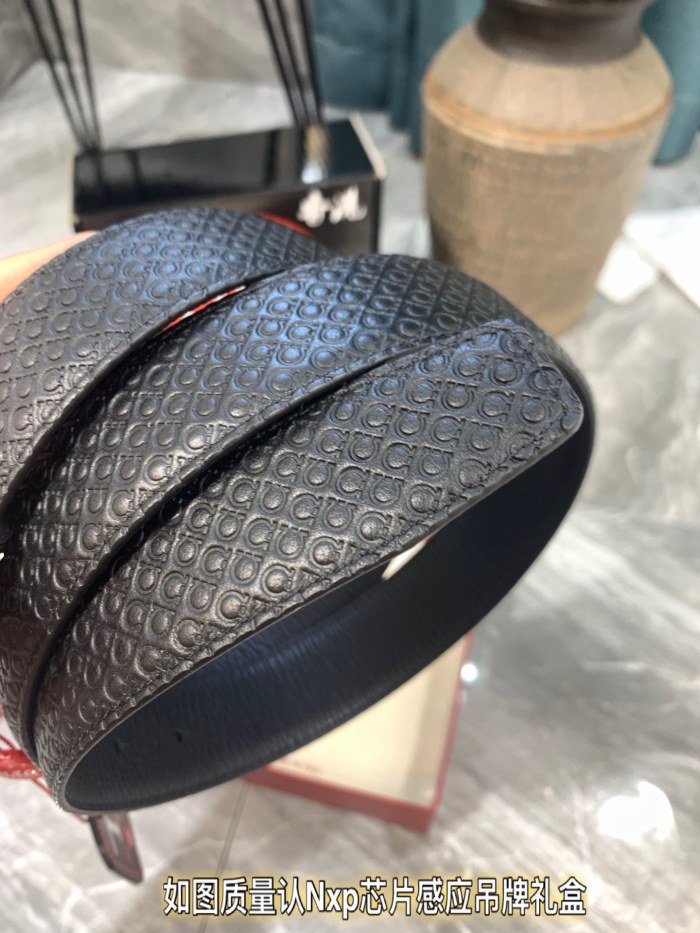 Streetwear Belt Ferragamo 319382 size:3.5cm