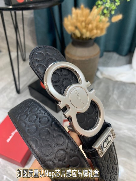 Streetwear Belt Ferragamo 319357 size:3.5cm