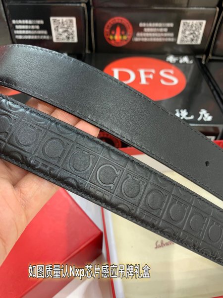 Streetwear Belt Ferragamo 319231 size:3.5cm