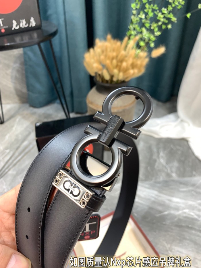 Streetwear Belt Ferragamo 319302 size:3.5cm