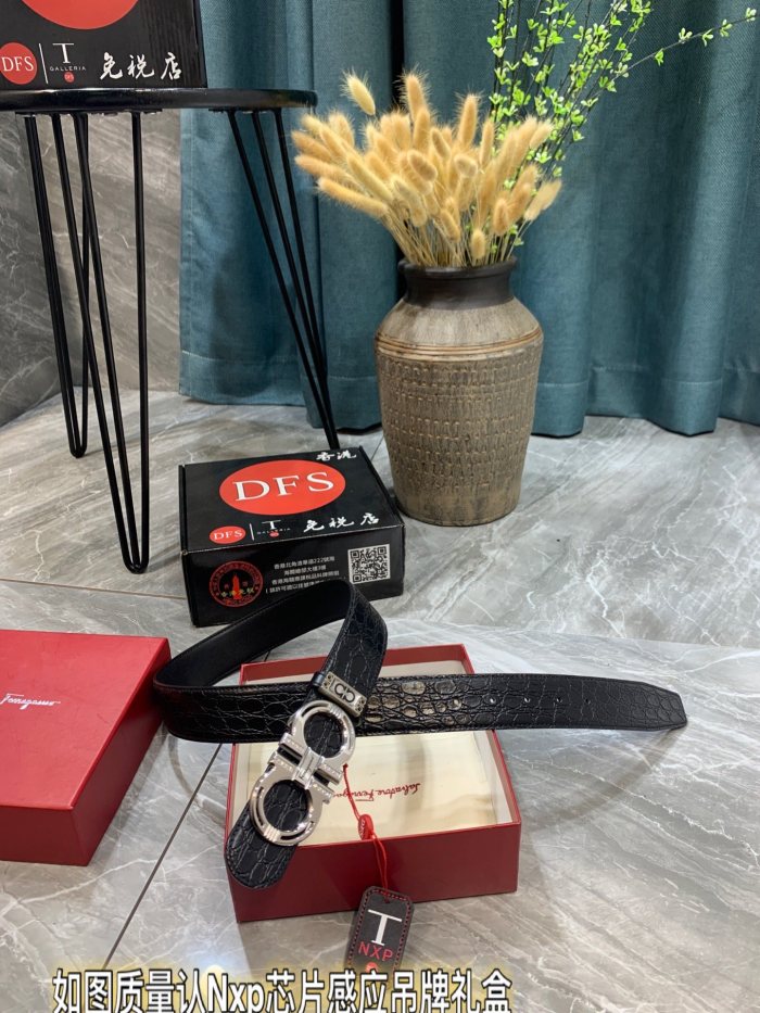 Streetwear Belt Ferragamo 319392 size:3.5cm