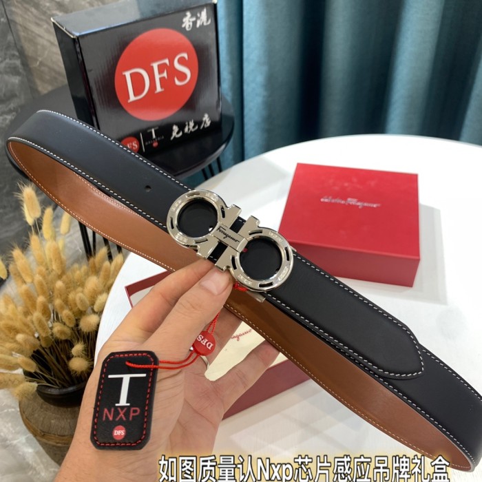 Streetwear Belt Ferragamo 319436 size:3.5cm