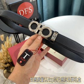 Streetwear Belt Ferragamo 319421 size:3.5cm