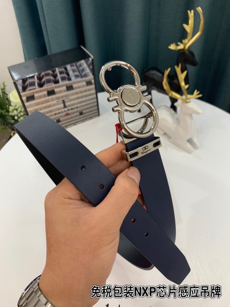 Streetwear Belt Ferragamo 319195 size:3.5cm