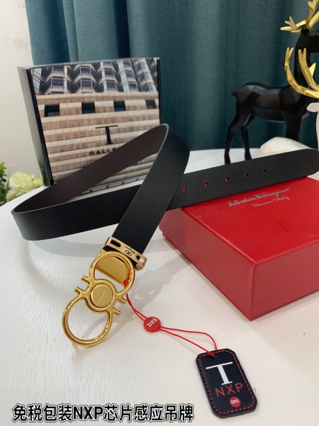 Streetwear Belt Ferragamo 319196 size:3.5cm