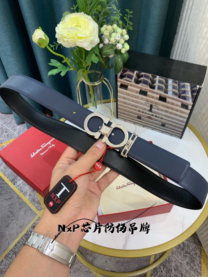 Streetwear Belt Ferragamo 319153 size:3.5cm