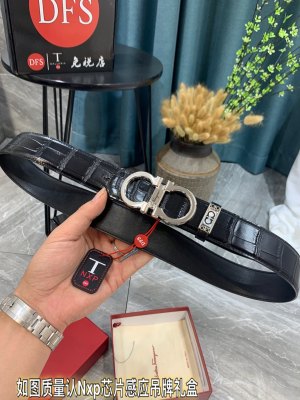 Streetwear Belt Ferragamo 319388 size:3.5cm