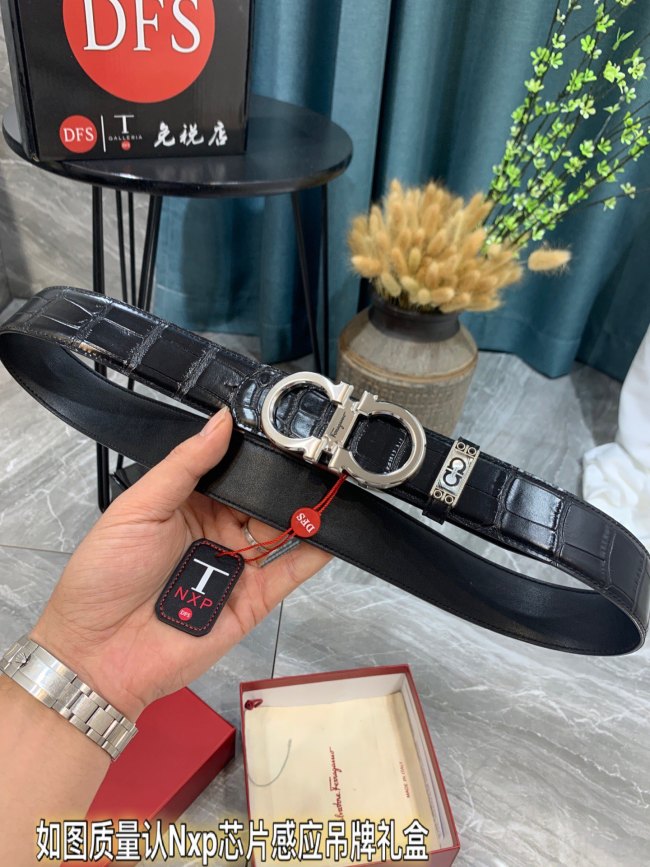 Streetwear Belt Ferragamo 319388 size:3.5cm