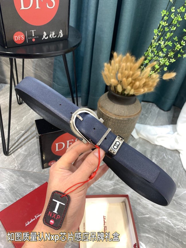 Streetwear Belt Ferragamo 319373 size:3.5cm