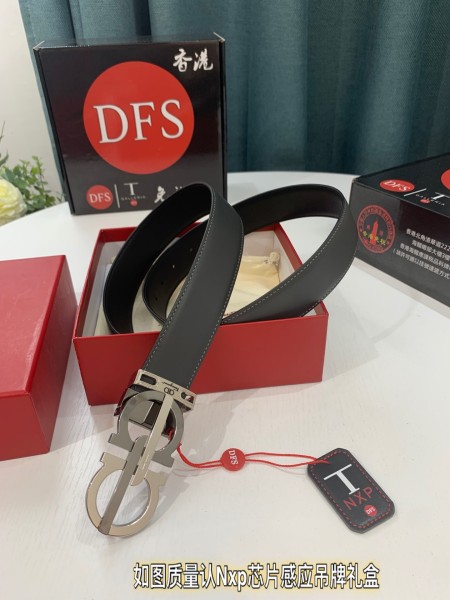 Streetwear Belt Ferragamo 319295 size:3.5cm