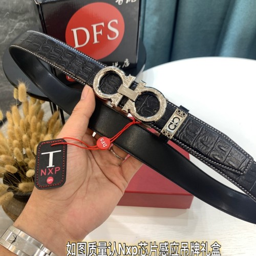 Streetwear Belt Ferragamo 319407 size:3.5cm