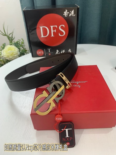 Streetwear Belt Ferragamo 319296 size:3.5cm